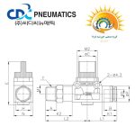 شیر تخلیه دستی CDC ، مدل HVC04-01 - Image 2