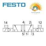 شیر برقی دو بوبین مغناطیسی فستو ، مدل VUVS-LK20-B52-D-G18-1C1-S - Image 8