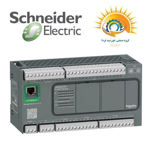 نمای کلی پی ال سی اشنایدر Modicon Easy M200 مدل TM200CE40T برند Schneider Electric