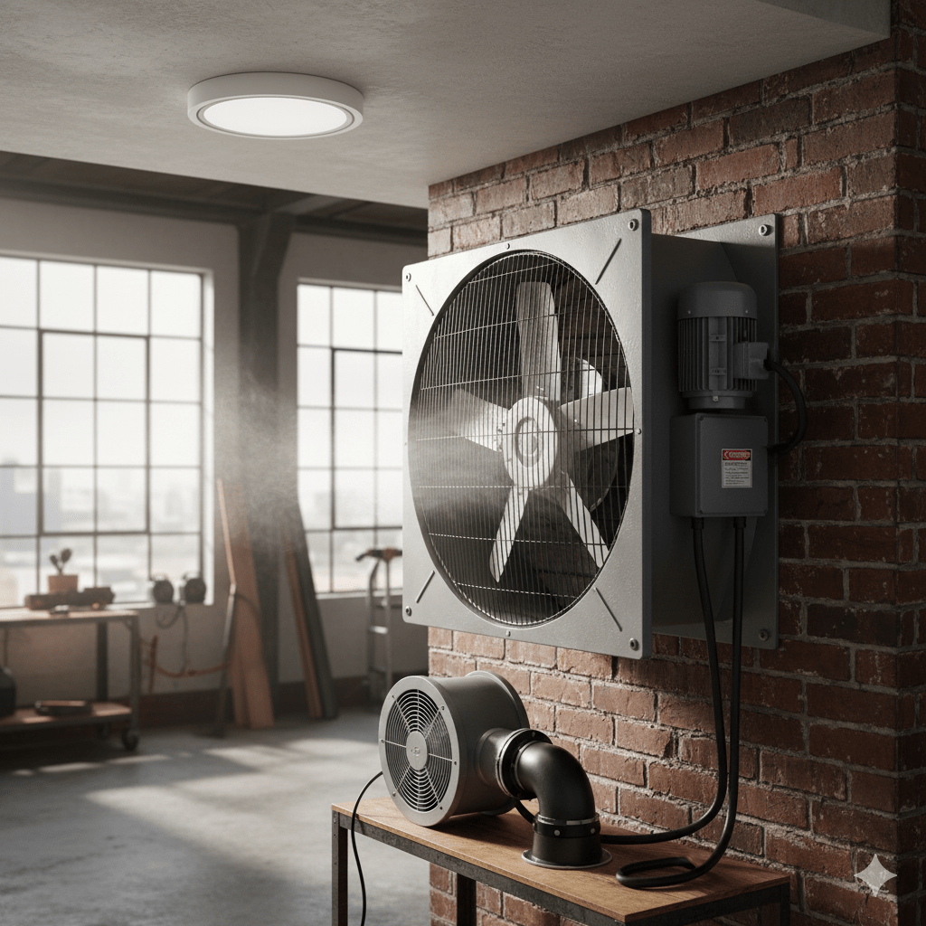 Construction and industrial ventilator