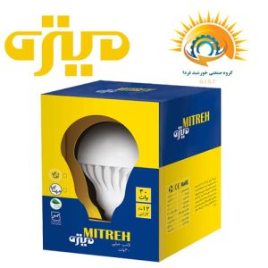 بسته بندی لامپ LED حبابی 30 وات میتره سری های پاور