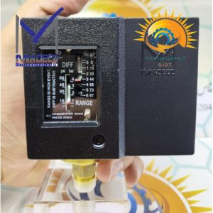 نمای روبرو پرشر سوئیچ مدکو MDPS1 رنج منفی 0.5 تا 6 بار جایگزین دانفوس KP1 و KP35