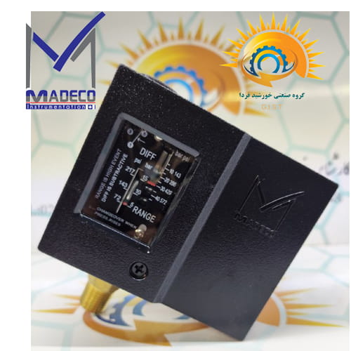 پرشر سوئیچ مدکو سری MDPS1 رنج 5 تا 45 بار مدل MDPS1-M13-1-T-4-B-WA
