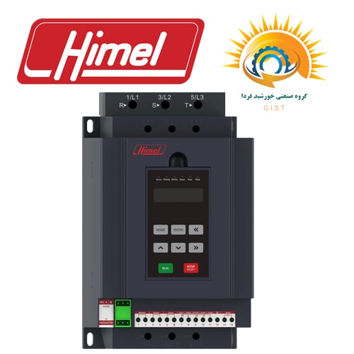 سافت استارتر دیجیتال 18.5 کلیووات هیمل بدون كنتاكتور باي پس داخلي ، مدلHASBS4T0185G