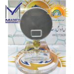 نمای پشت قاب استیل گیج فشار ۱ بار مدکو مدل PI52T4