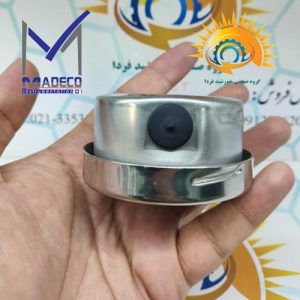 مای درپوش روغن گیج وکیوم استیل مدکو مدل PI52T4 با قابلیت باز شدن جهت تخلیه و تعویض گلیسیرین