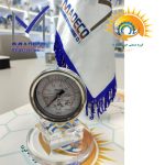 نمای ایستاده گیج فشار استیل برنج مدکو مدل PI52T4 در نمایندگی رسمی گروه صنعتی خورشید فردا