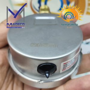 نمای درپوش روغن گیج فشار مدکو مدل PI52T4 با امکان باز شدن صفحه برای تعویض روغن گلیسیرین
